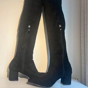 Steve Madden Black Knee-High Boots – Size 9
